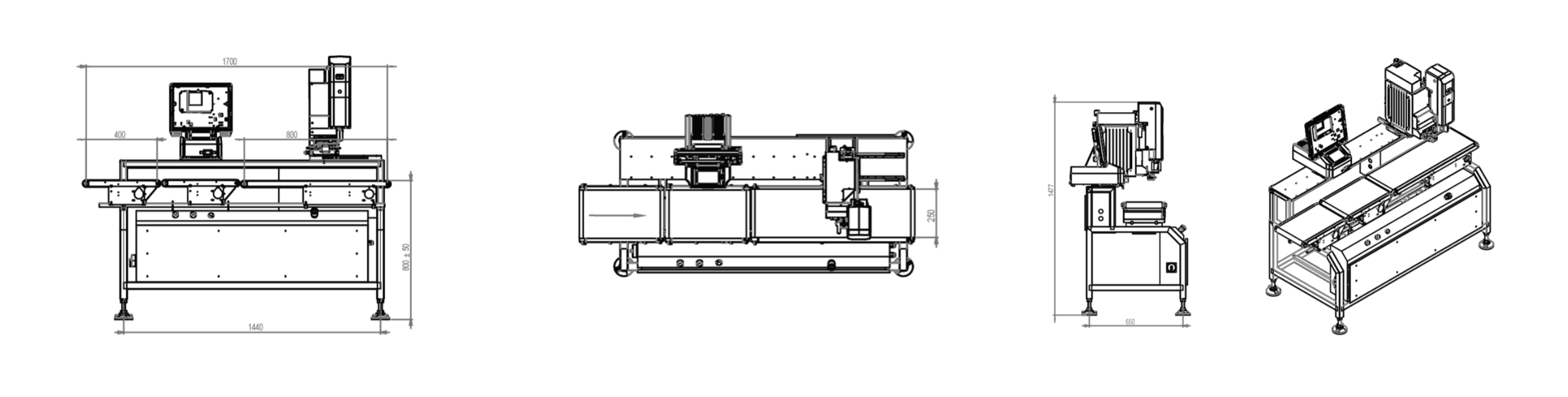 Διαστάσεις LI-5600C