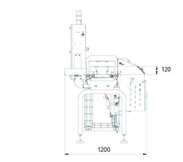 CW-800 Combi left drawing