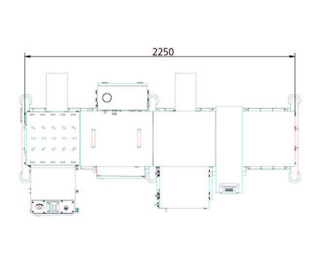 CW-800 Combi top drawing
