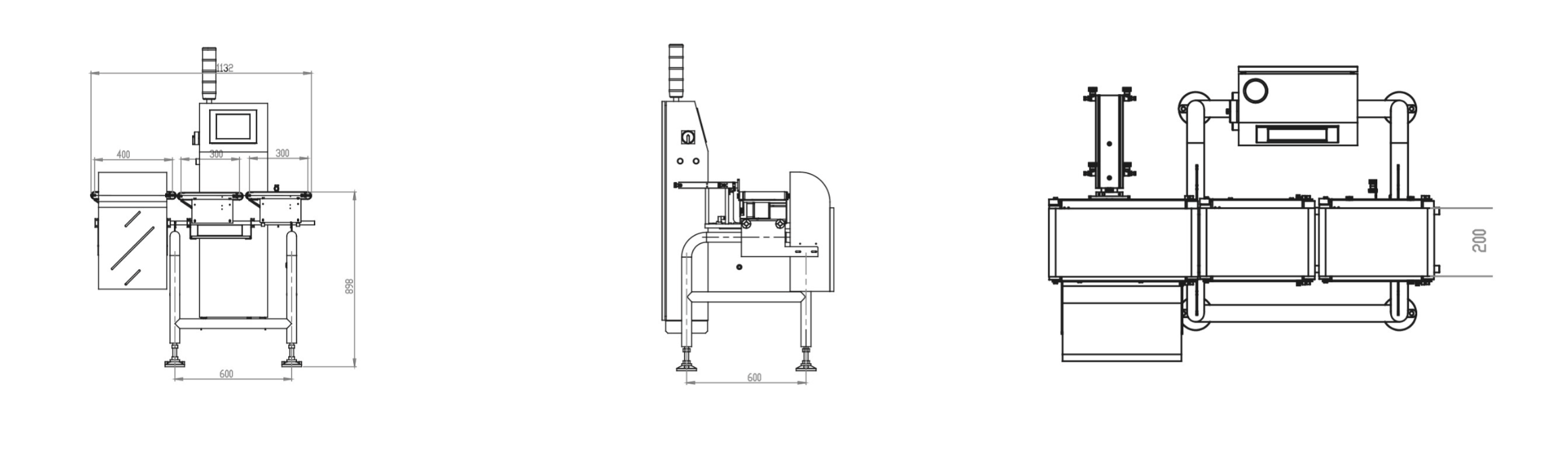SCG Series Dimensions