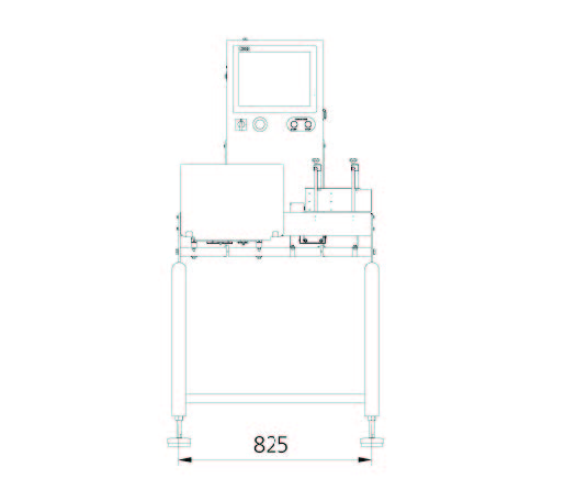 CW-800 front drawing